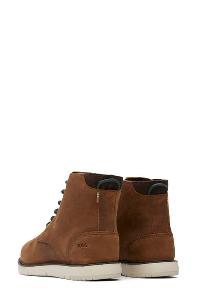 Shop Toms Hillside Lace-up Boot In Brown