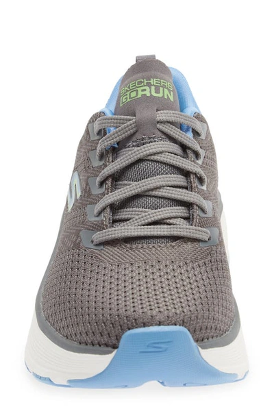 Skechers Max Cushioning Arch Fit Sneaker In Gray/ Blue