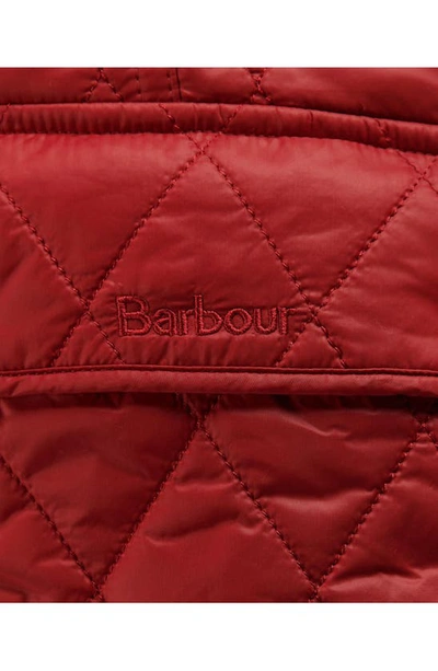 Shop Barbour Otterburn Quilted Gilet Vest In Dk Red