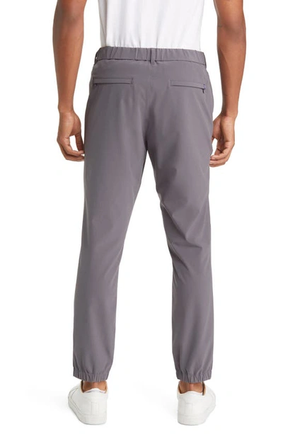 Shop Mizzen + Main Mizzen+main Helmsman Jogger Pants In Charcoal Solid