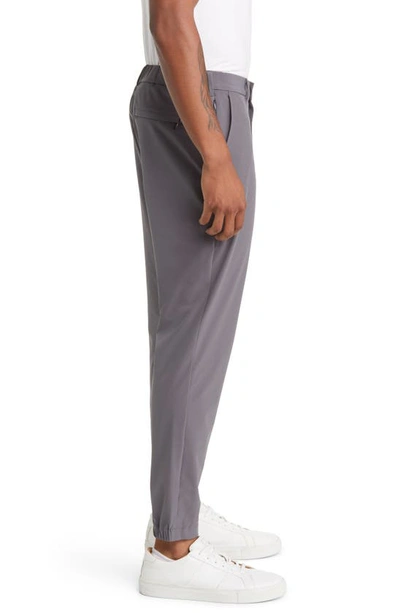 Shop Mizzen + Main Mizzen+main Helmsman Jogger Pants In Charcoal Solid