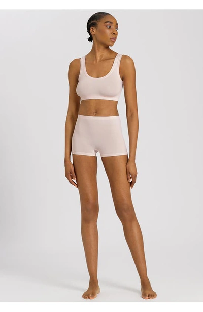 Shop Hanro Touch Feeling Crop Top In 1348 - Morning Glow