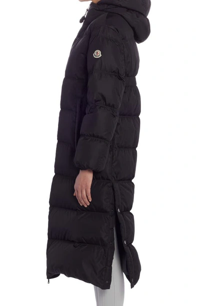 Shop Moncler Catchet Quilted Down Puffer Coat In Black