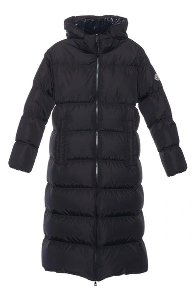 Shop Moncler Catchet Quilted Down Puffer Coat In Black