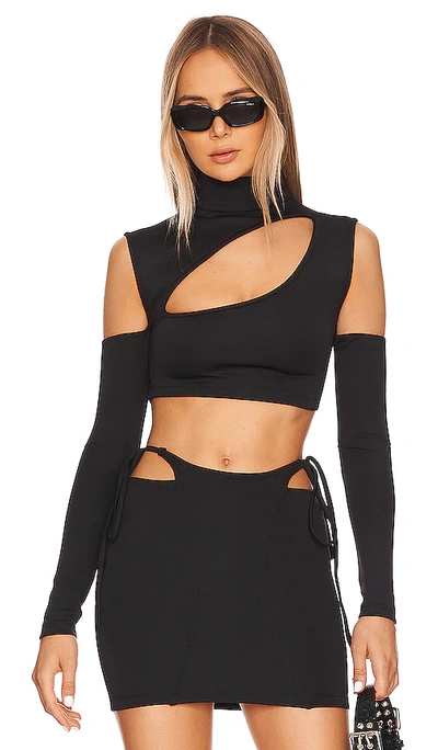 Shop Ow Collection Talia Top In Black