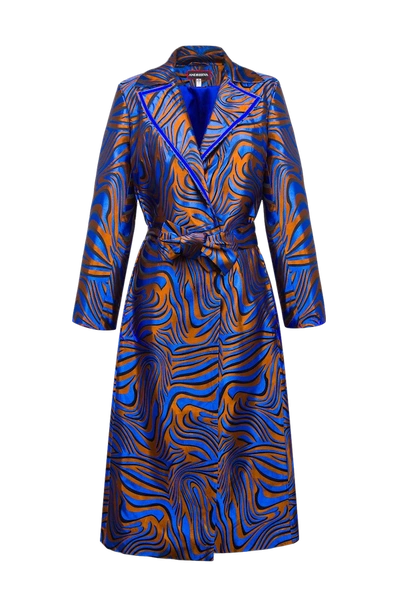 Shop Andreeva Blue Marilyn Coat № 23