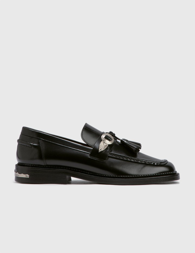 Shop Toga Virilis Tassel Loafers In Black