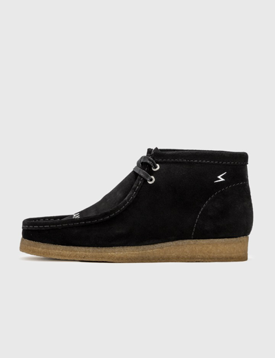 Undercover X Clarks X Clarks Wallabee Boots In Black | ModeSens