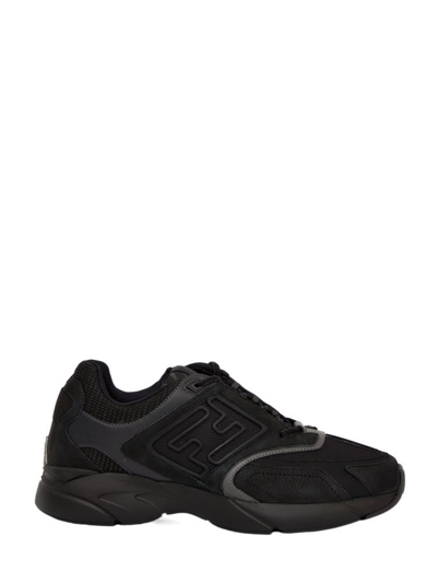 Shop Fendi Men's Black Other Materials Sneakers