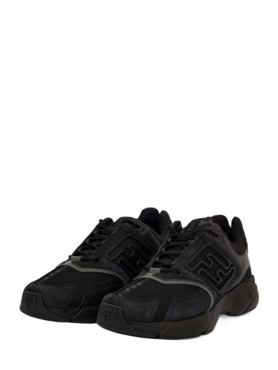 Shop Fendi Men's Black Other Materials Sneakers