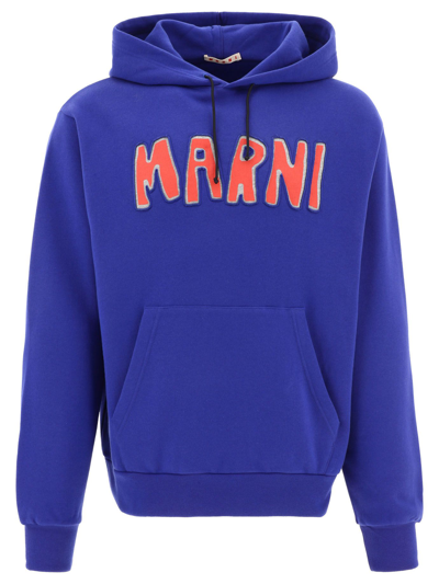 Shop Marni Men's Blue Other Materials Sweatshirt