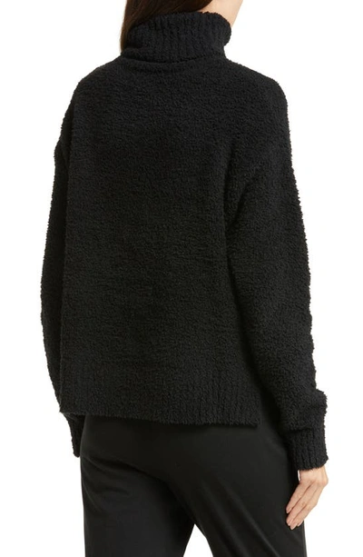 Shop Ugg Ylonda Turtleneck Lounge Sweater In Black