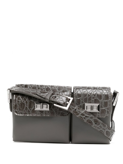 By Far Baby Billy Crossbody Bag In Grey