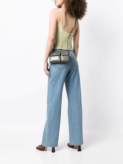 By Far Baby Billy Crossbody Bag In Grey