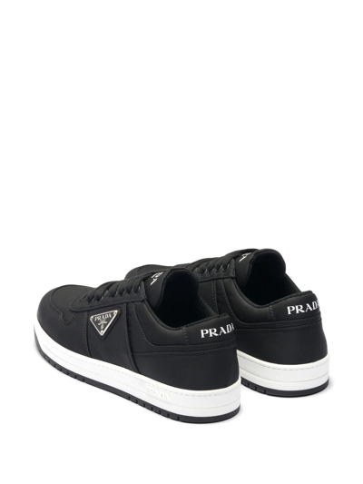 Shop Prada Re-nylon Low-top Sneakers In Black