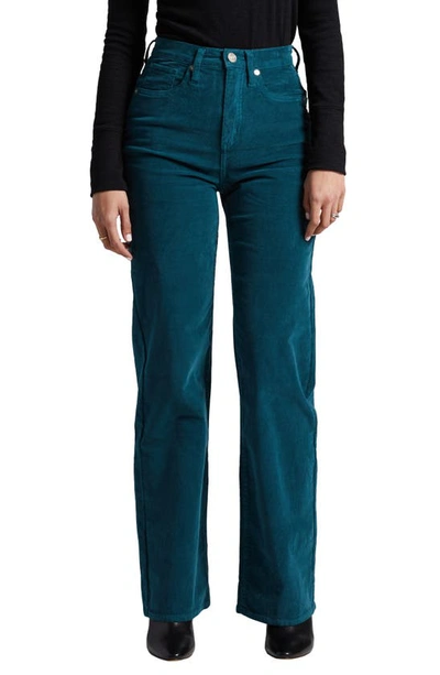Shop Silver Jeans Co. Highly Desirable High Waist Corduroy Trouser Jeans In Jewel