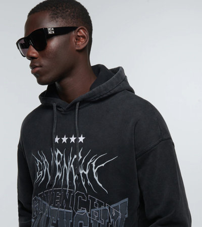 Givenchy 4g Square Sunglasses In Shiny Black / Smoke