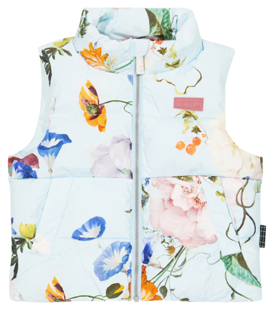 Molo Kids' Heike Puffer Vest In Botanic | ModeSens