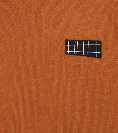 Molo Boys Brown Cotton Sweatshirt In Tawny Brown