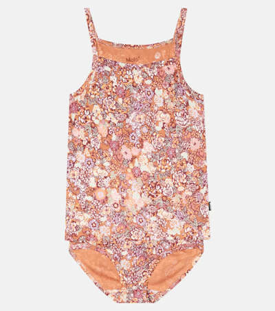 Molo Janice Tank Top And Briefs Set In Bloom
