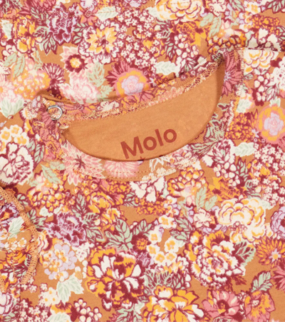 Shop Molo Baby Emma Floral Cotton Jersey Top In Bloom