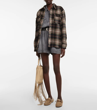 Isabel Marant Étoile Isabel Marant Etoile Ervey Jacket In Dark Khaki