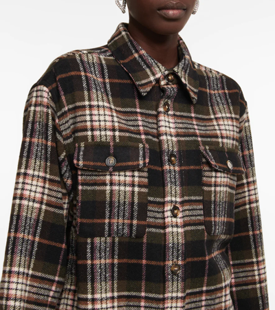 Isabel Marant Étoile Isabel Marant Etoile Ervey Jacket In Dark Khaki