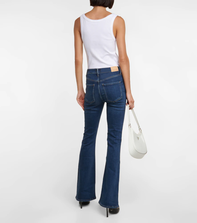 Shop Citizens Of Humanity Lilah High-rise Bootcut Jeans In Morella