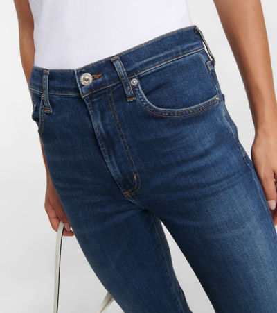 Shop Citizens Of Humanity Lilah High-rise Bootcut Jeans In Morella