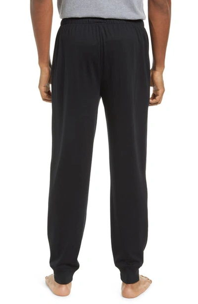 Shop Polo Ralph Lauren Supreme Comfort Jogger Pajama Pants In Polo Black