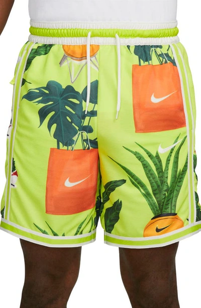 Nike Dri-fit Dna Basketball Shorts In Green/multi | ModeSens