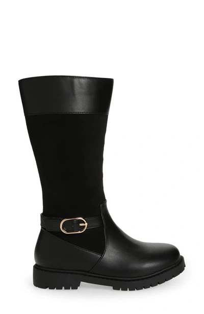 Shop Nordstrom Kids' Eleanor Tall Lug Sole Boot In Black
