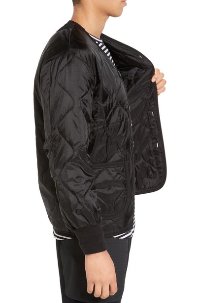 Shop Alpha Industries Als/92 Liner Jacket In Black