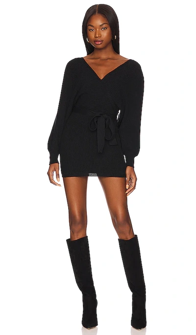 All The Ways Deena Sweater Dress In Black