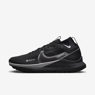 Shop Nike Men's Pegasus Trail 4 Gore-tex Waterproof Trail Running Shoes In Black
