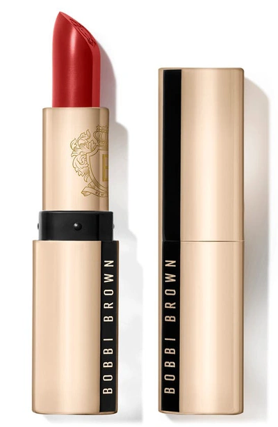 Shop Bobbi Brown Luxe Lipstick In Metro Red