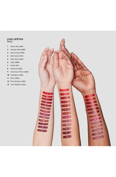 Shop Bobbi Brown Luxe Lipstick In Metro Red