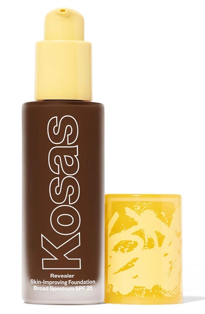 Shop Kosas Revealer Skin Improving Spf 25 Foundation, 1 oz In Rich Deep Neutral 450