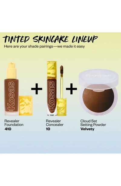 Kosas Revealer Skin-improving Foundation Spf 25 With Hyaluronic Acid And Niacinamide Deep Neutral Warm 410 In Deep Neutral Warm 410
