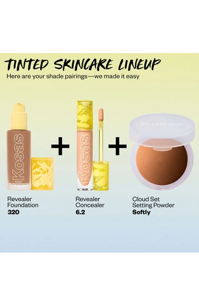 Kosas Revealer Skin-improving Foundation Spf25 With Hyaluronic Acid And Niacinamide Medium Deep Neutral 32 In Medium Deep Neutral 320