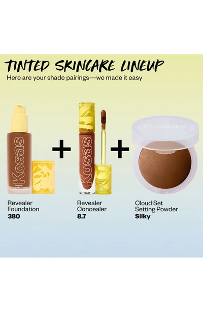 Kosas Revealer Skin-improving Foundation Spf25 With Hyaluronic Acid And Niacinamide Deep Neutral 380 1 oz  In Deep Neutral 380