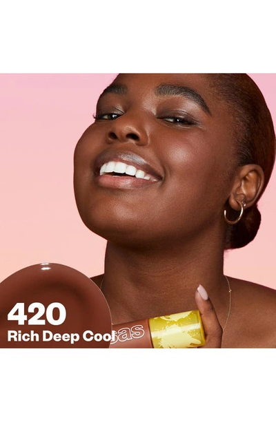 Kosas Revealer Skin-improving Foundation Spf25 With Hyaluronic Acid And Niacinamide Rich Deep Cool 420 1 O In Rich Deep Cool 420