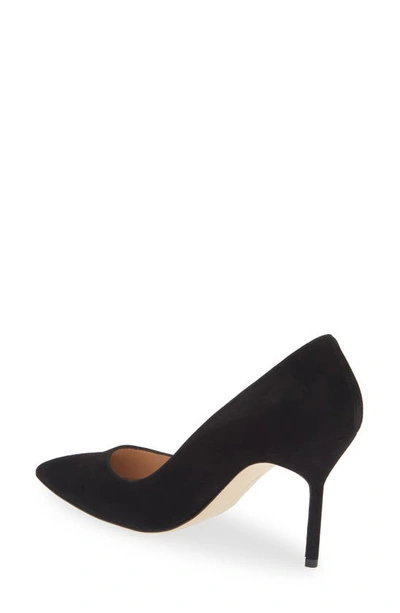 Manolo Blahnik Bb Pointed Toe Pump In Black