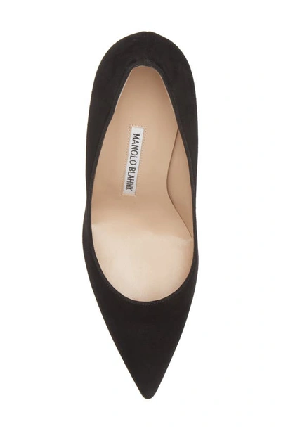 Manolo Blahnik Bb Pointed Toe Pump In Black