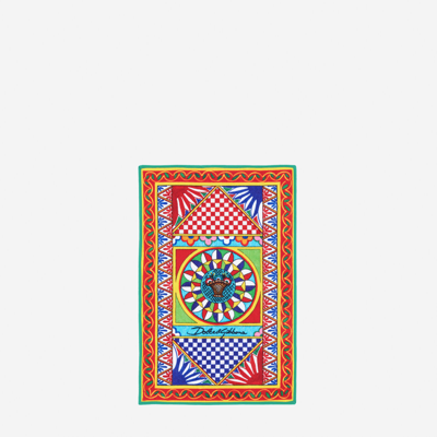 Dolce & Gabbana Terry Cotton Guest Towel In Multicolor