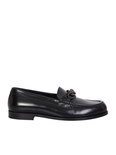 Shop Valentino Garavani  Garavani Vlogo Plaque Loafers. Refined And Versatile Design, This Shoe  In Black