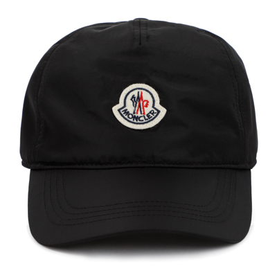 Shop Moncler Baseball Cap Hat In Black