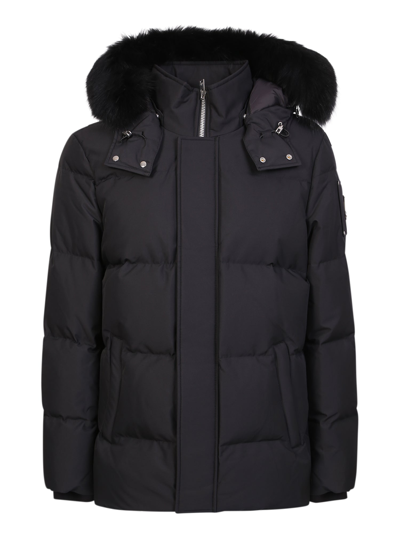 Shop Moose Knuckles Union Padded Jacket By  In Black