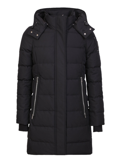 Shop Moose Knuckles Berland Parka With A Goose Down Padded Design By  In Black