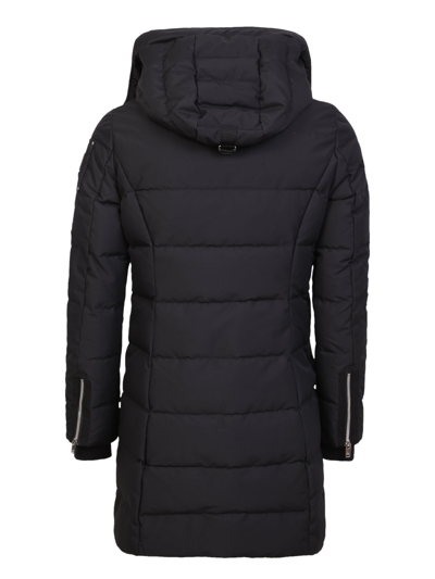 Shop Moose Knuckles Berland Parka With A Goose Down Padded Design By  In Black